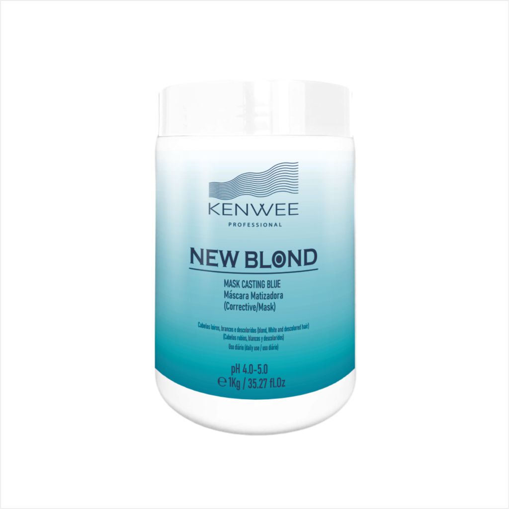 MÁSCARA CASTING BLUE NEW BLOND PROFISSIONAL 1kg Kenwee