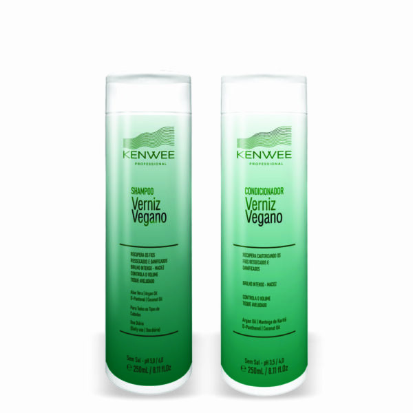 Kit Shampoo e Condicionador Verniz Vegano Home Care Kenwee