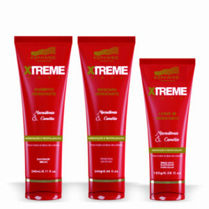 Kit Shampoo, Máscara Hidratante e Leave-in Xtreme Home Care Kenwee