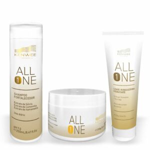 Kit Shampoo, Máscara e Leave-in Macadâmia Kenwee