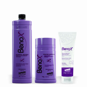 Kit Reconstrução Shampoo, Máscara e Leave-in Benox Profissional Kenwee